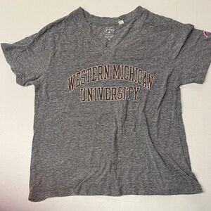 League Gray Western Michigan University Women's Tee